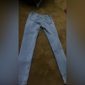 Light denim jeans